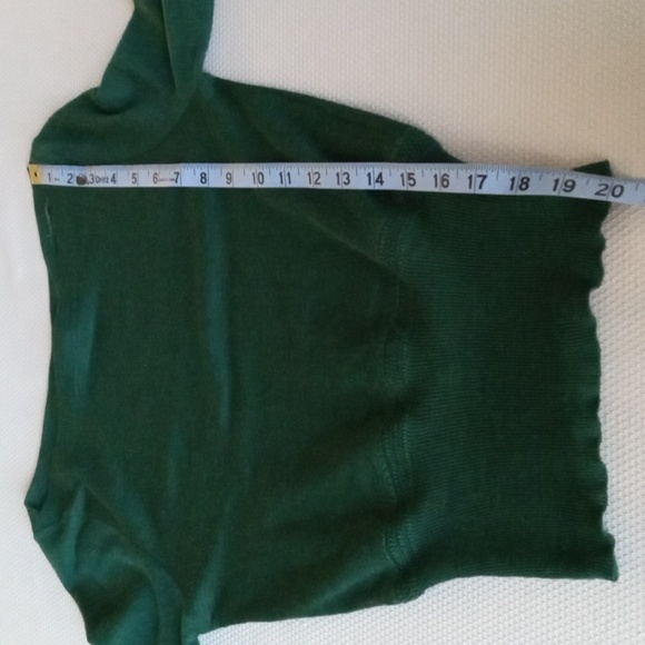 Balenciaga Paris Green Wool Pullover Sweater Size 38 - Picture 3 of 12